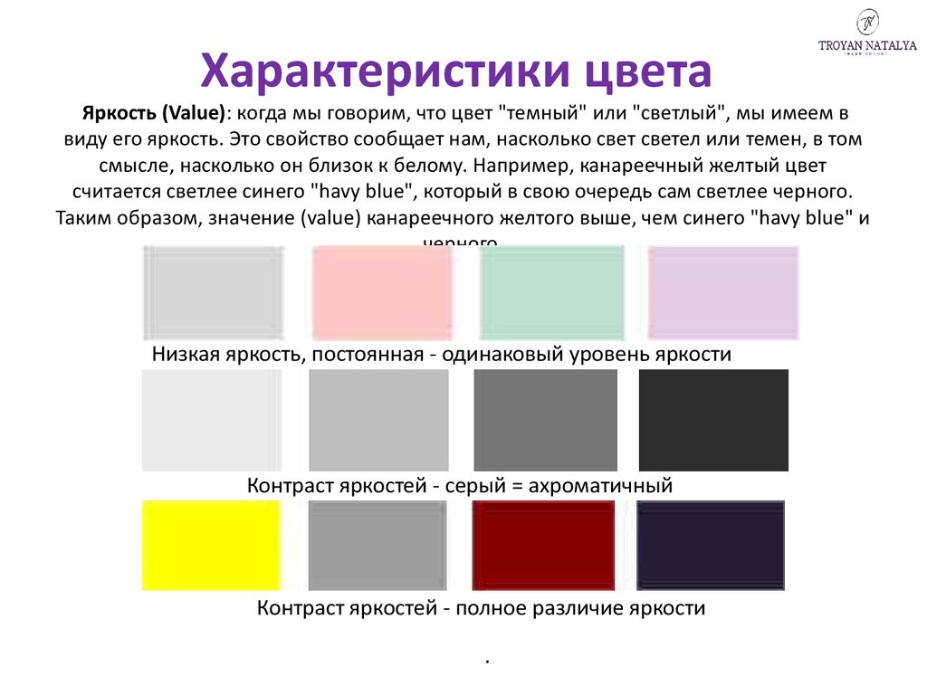 Белый цвет характер. Характеристики цвета. Яркость цвета в живописи. Цвета по яркости. Свойства цвета яркость.