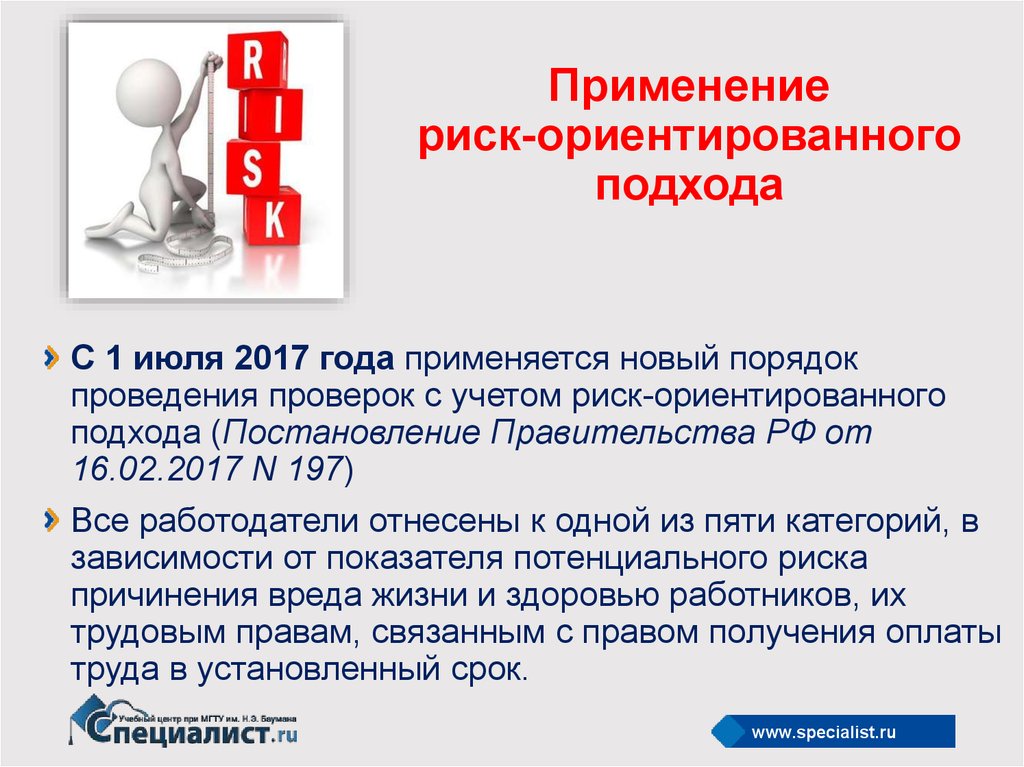 Риск ориентированный подход презентация