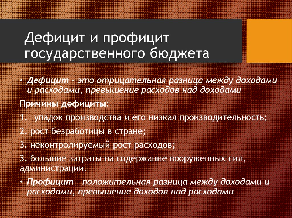 Расход доход дефицит. Дефицит и профицит бюджета. Государственный бюджет дефицит и профицит бюджета. Дефицит и профицит государственного бюджета кратко. Государственный бюджет. Дефицит и профицит государственного бюджета..