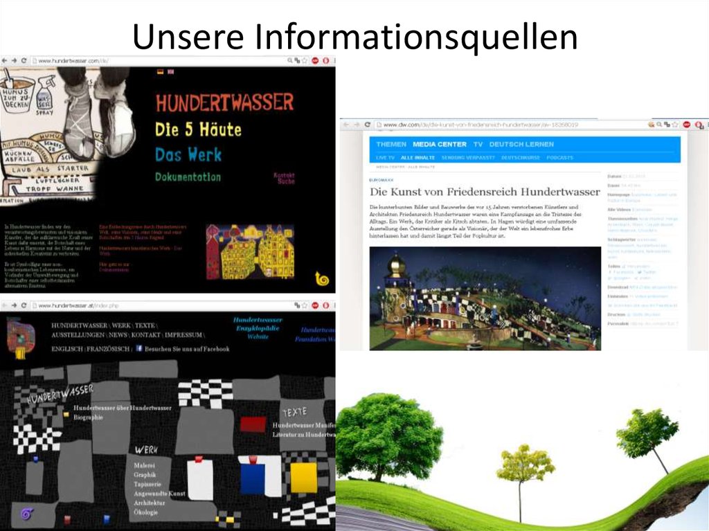 Unsere Informationsquellen
