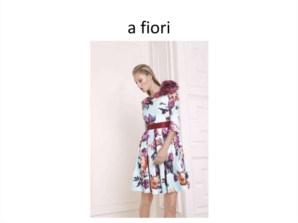 a fiori