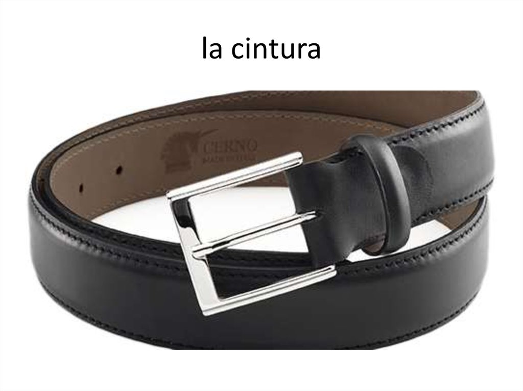 la cintura