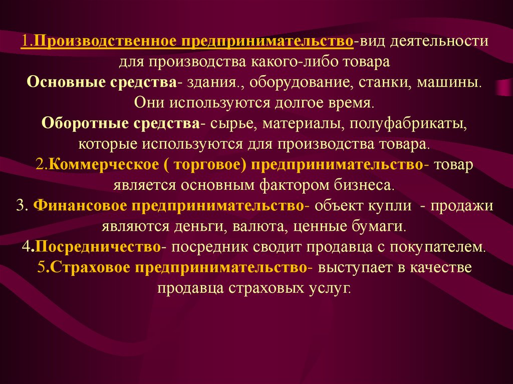 Предпринимательская деятельность презентация 8