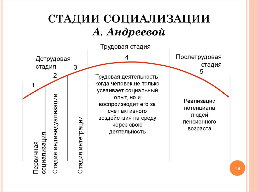 Социальные этапы развития личности