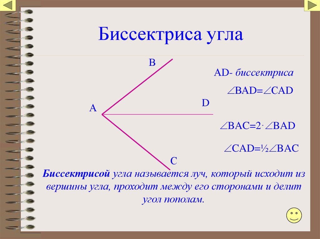 Какой геометрической фигурой является биссектриса внешнего угла. Биссектриса угла. Угол биссектриса угла. Что такое биссектриса угла в геометрии. Биссектриса угла 7 класс.