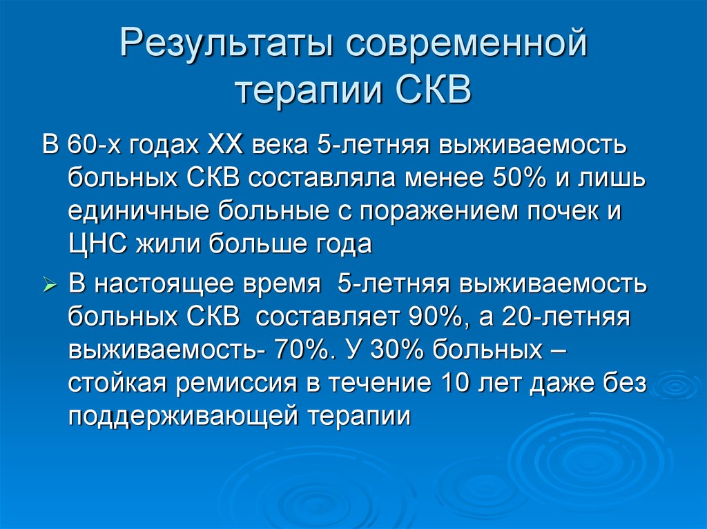 Лечение системной красной волчанки