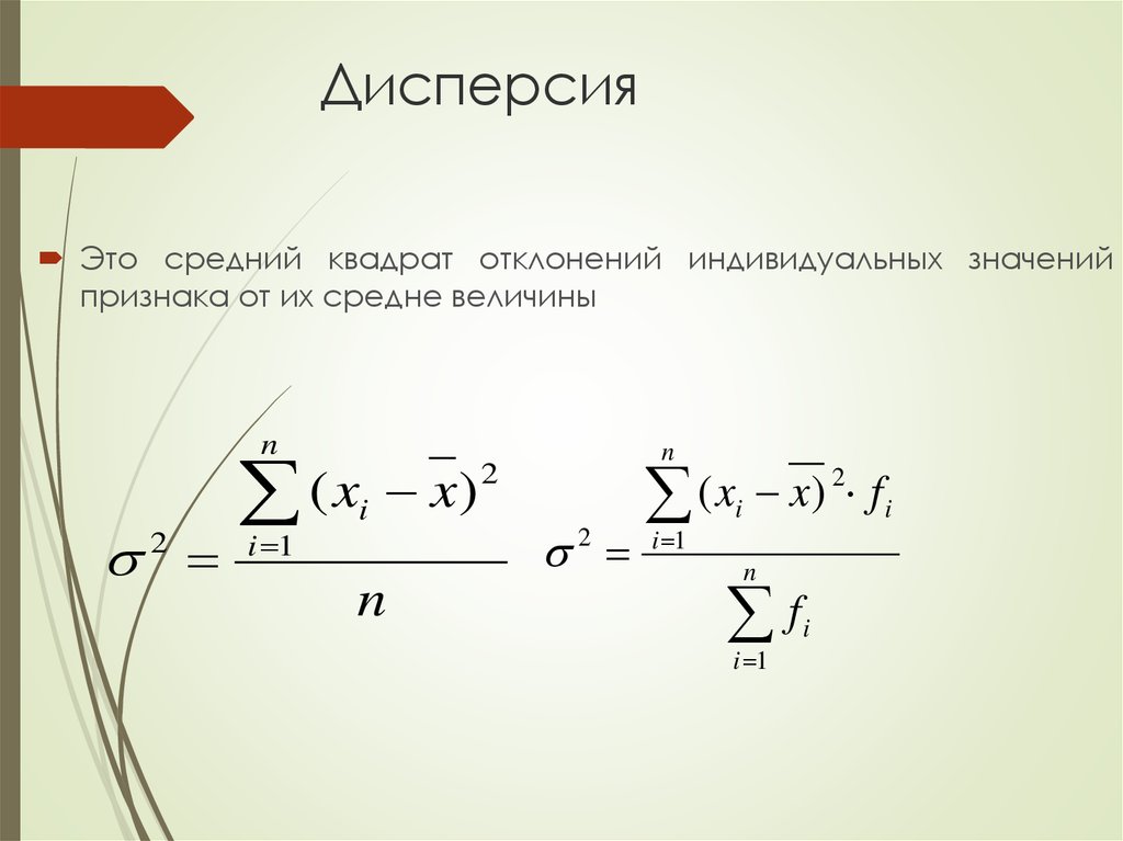 Квадрат дисперсии