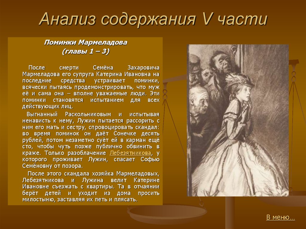 В какой главе описывается. Катерина Ивановна Мармеладова. Катерина Ивановна Мармеладова преступление и наказание.
