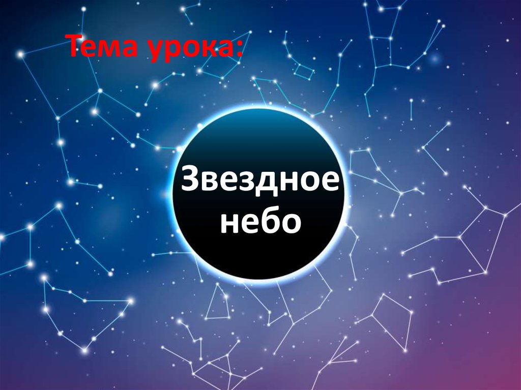 Школа россии 2 класс звездное небо презентация