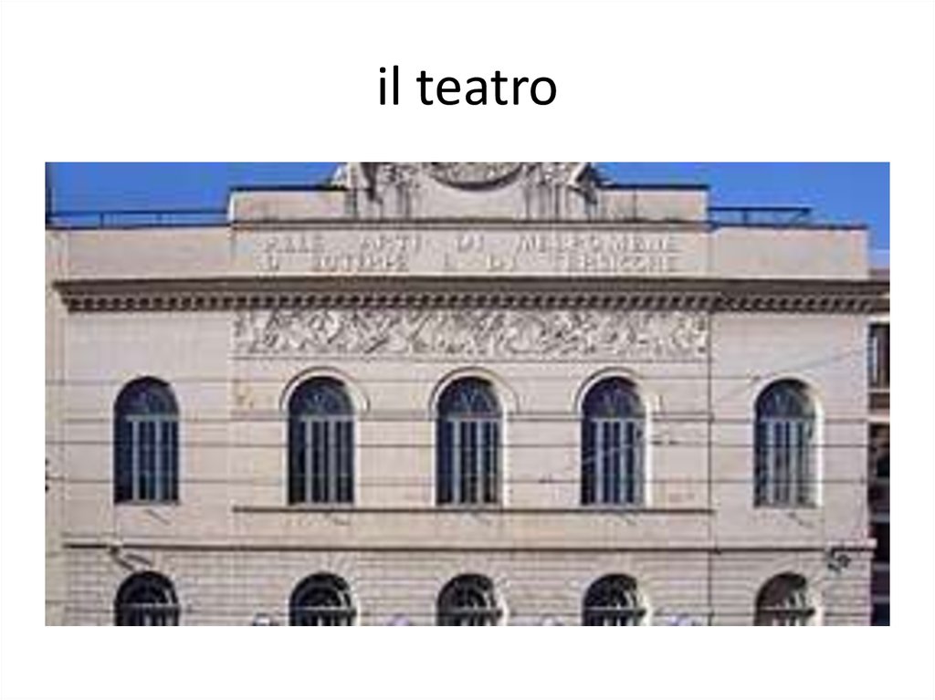 il teatro