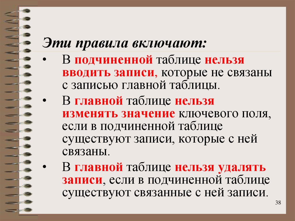 Ключевое поле восстановите схему свойств полей