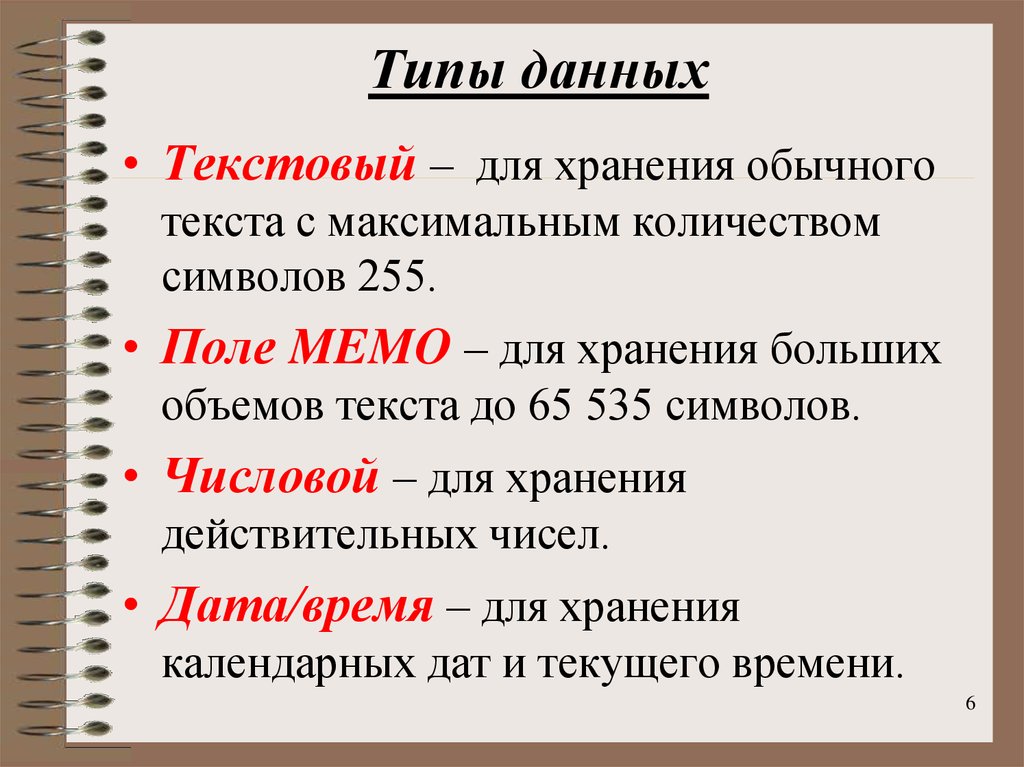 Годность действительных размеров. Тип данных для хранения действительных чисел.