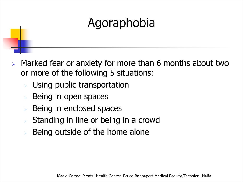 Specific Phobia
