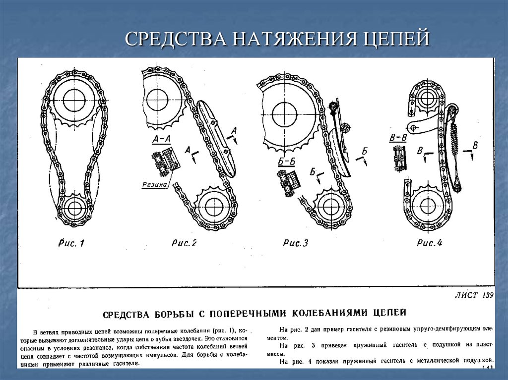 Механизм натяжения цепи велосипеда схема