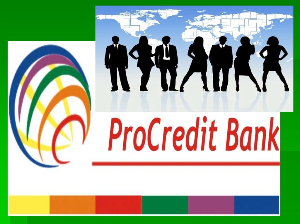 Банки прокредит. PROCREDIT logo.