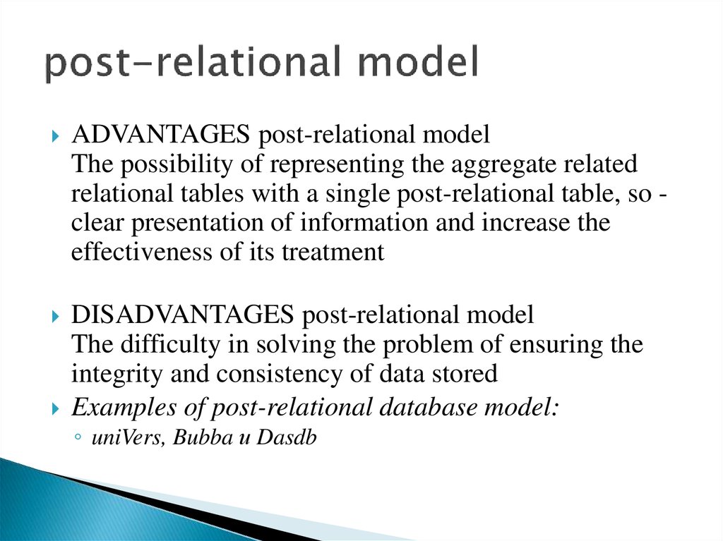 data relational model semantic Data  Model Ð¿Ñ€ÐµÐ·ÐµÐ½Ñ‚Ð°Ñ†Ð¸Ñ Ð¾Ð½Ð»Ð°Ð¹Ð½