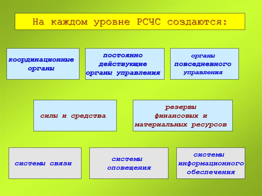 Уровни рсчс. Что создается на каждом уровне РСЧС. На каждом уровне РСЧС создаются органы управления. Органы РСЧС на каждом уровне. Уровне РСЧС создаются координационные органы:.