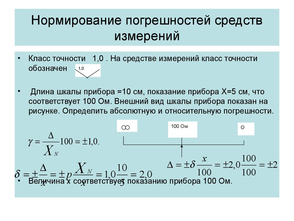 Образец нормированного задания