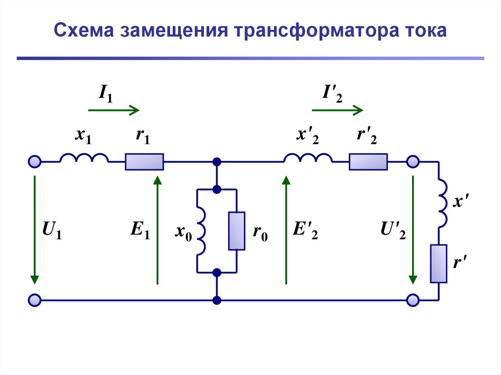 Как делать схему замещения