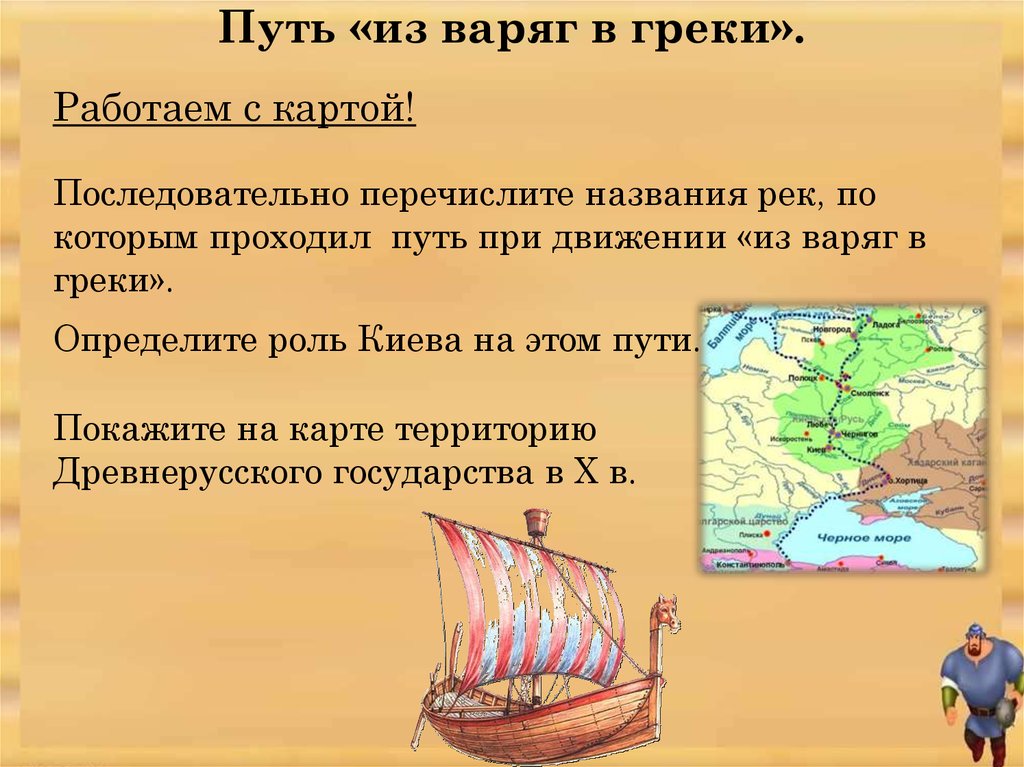 Торговый путь из варяг в греки проходил