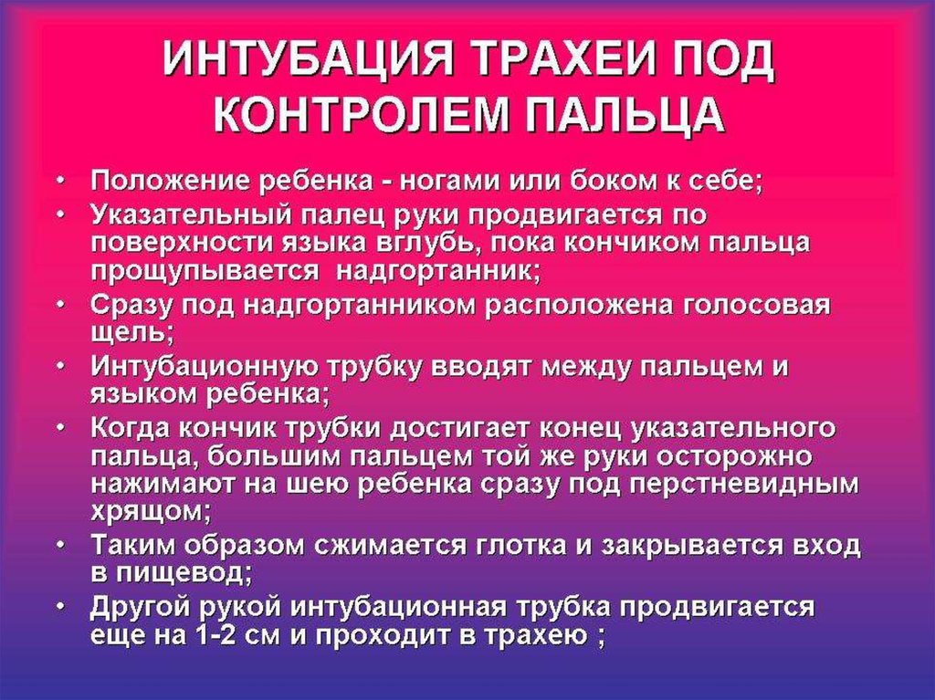 Интубация трахеи картинки