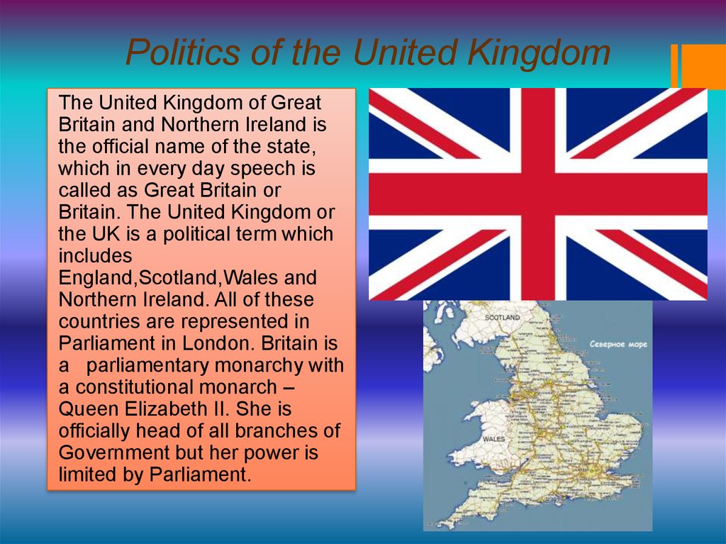 Great britain official name the united