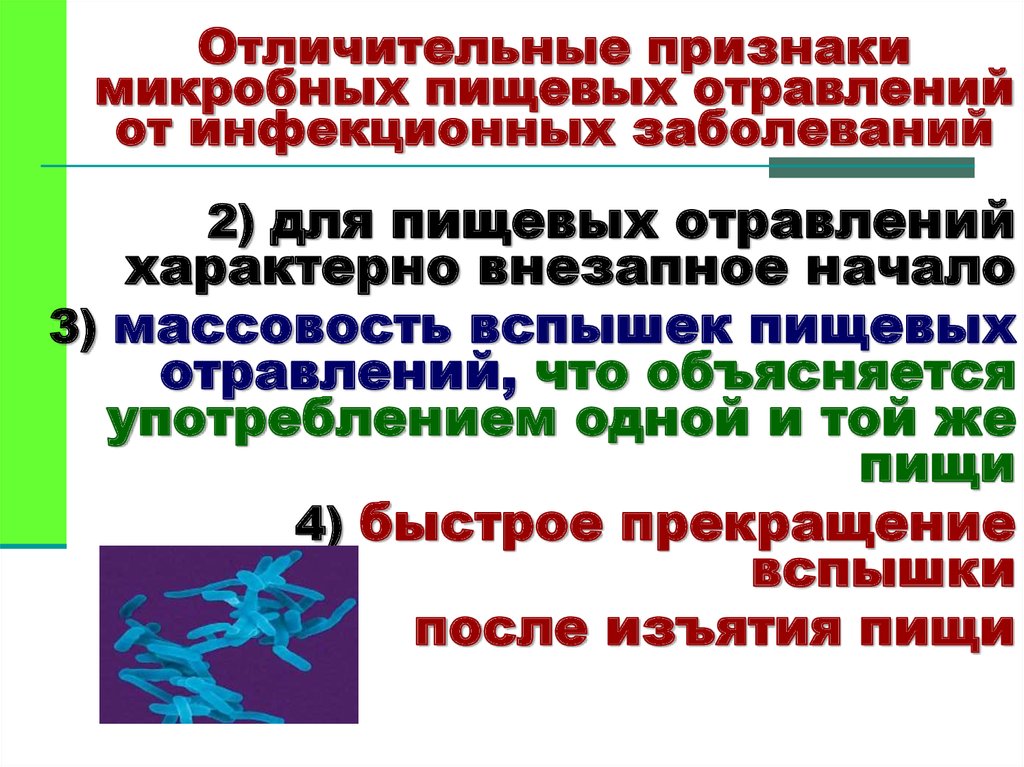 Пищевые отравления и инфекции презентация