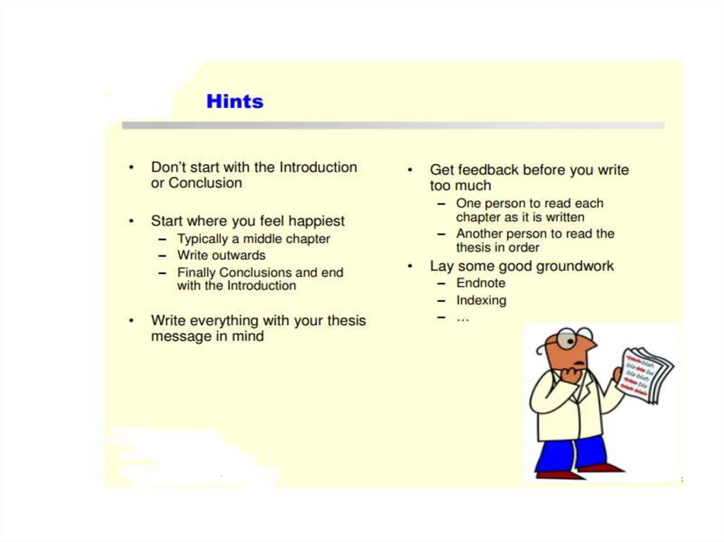 Validation procedure thesis picture