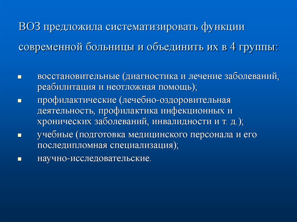 Прием пациента в стационар схема