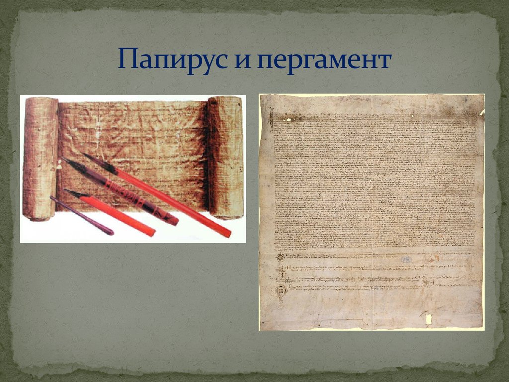 Папирус это. Папирус и пергамент. Папирус пергамент береста. Книги из папируса и пергамента. Пергамент для письма в древности.