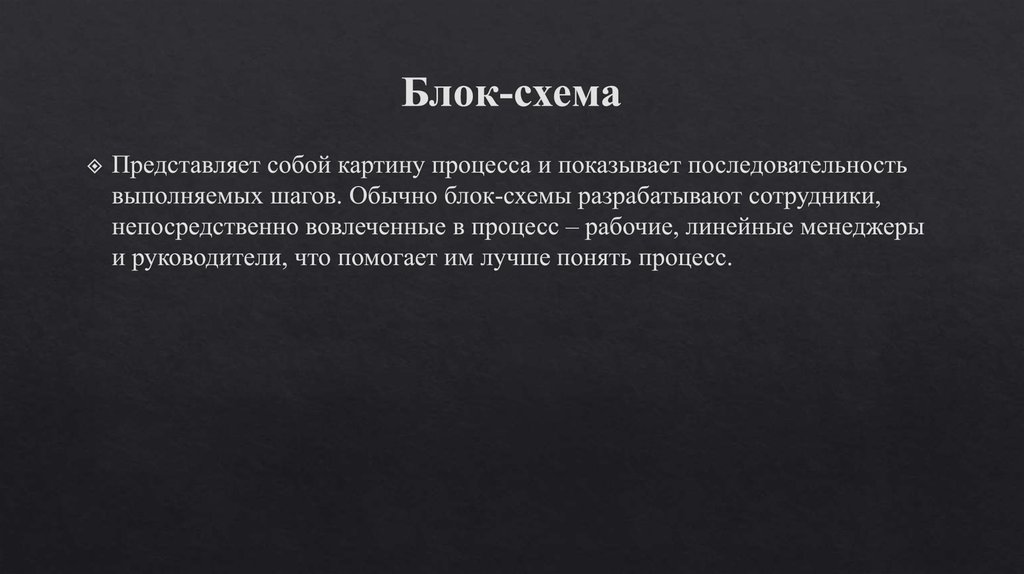 Блок-схема