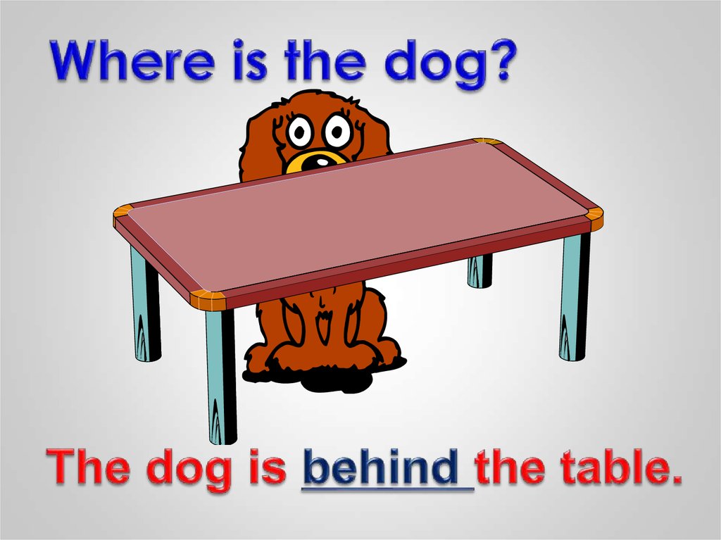 Under the dog 2. The Dog is the Table. Where is the Dog. Dog on the Table картинка для детей. Where is the Dog? It is.