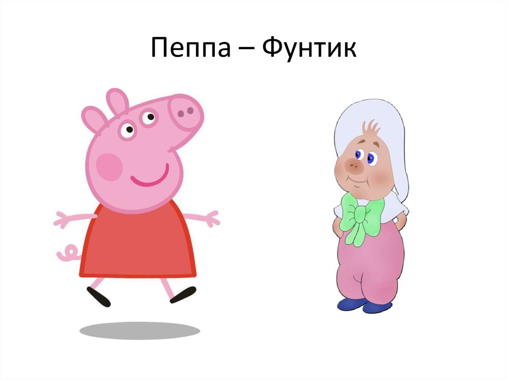 Свинка пеппа герои имена с фото на русском