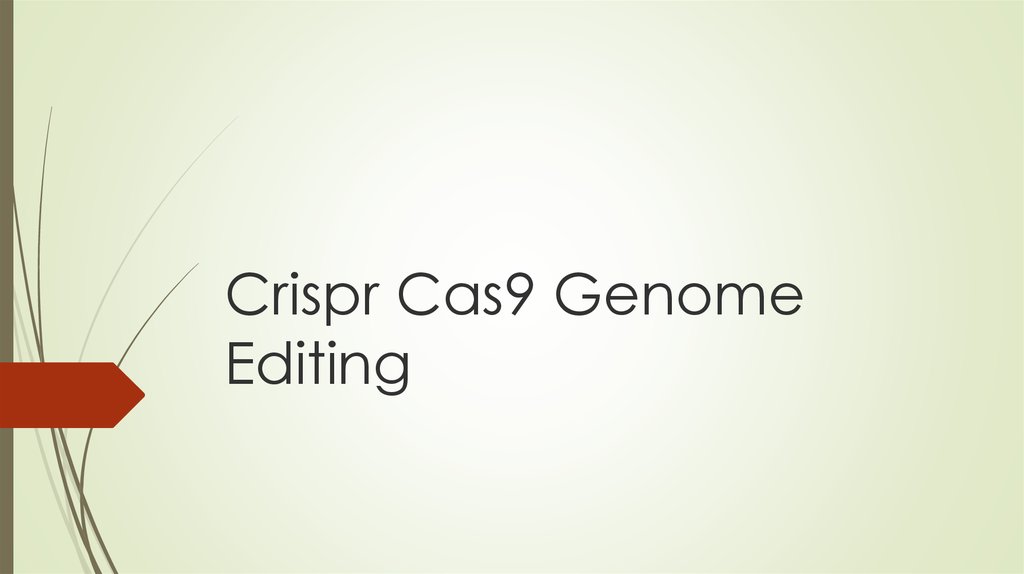 Crispr Cas9 Genome Editing презентация онлайн 8404