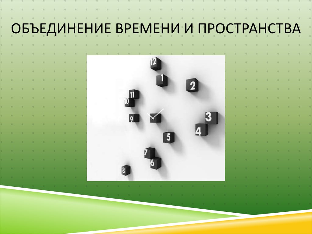Объединение времени и пространства