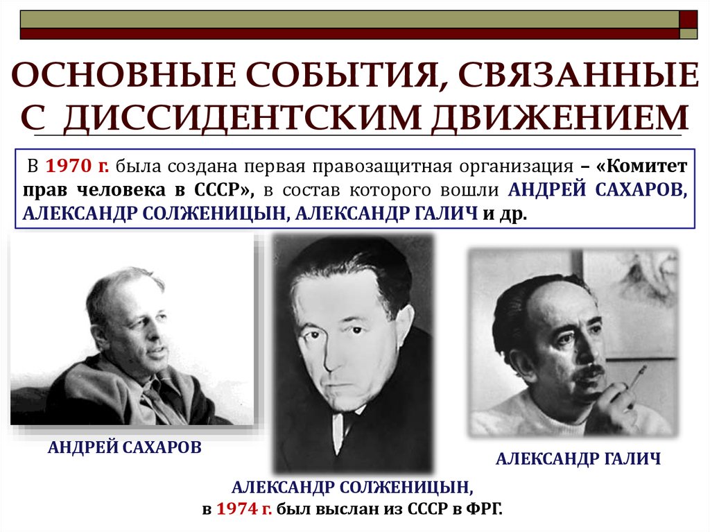 Диссидентство это. Сахаров и Солженицын диссиденты. Известные диссиденты СССР 60-80. Диссидентское движение. Диссидентское и правозащитное движение в СССР.