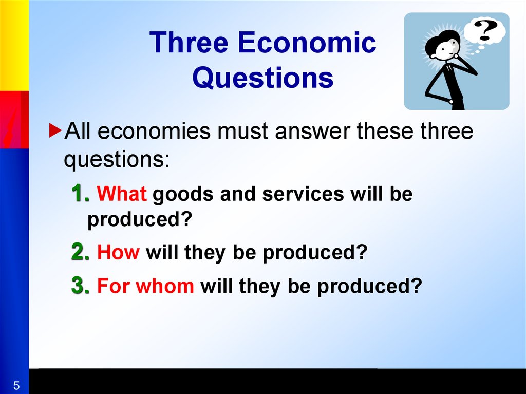 three economic questions assignment