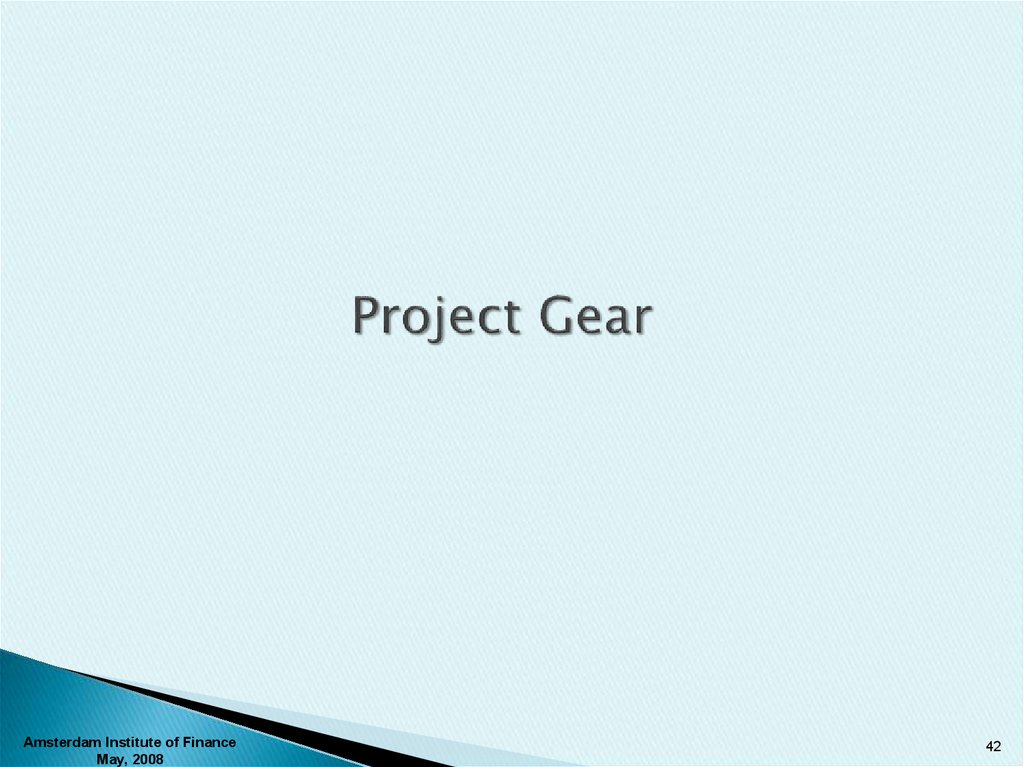 Project Gear