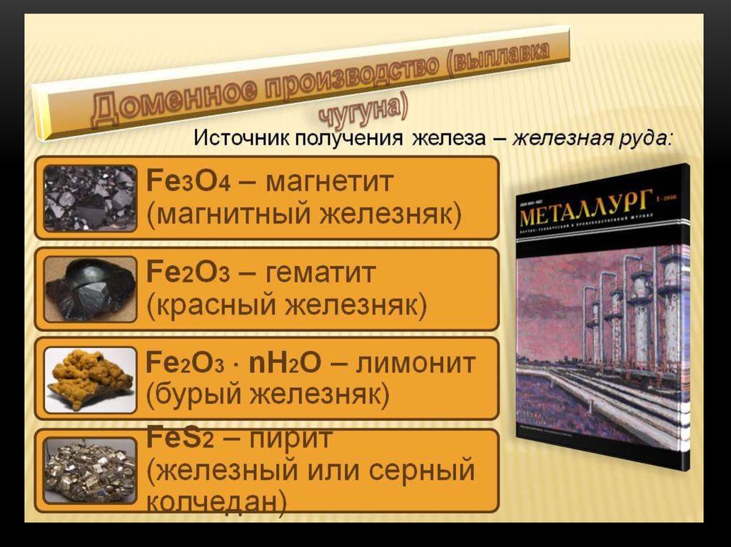 Источник получения. Источники получения железа. Получение железной руды. Способы получения металлической руды. Получение железа из железной руды.