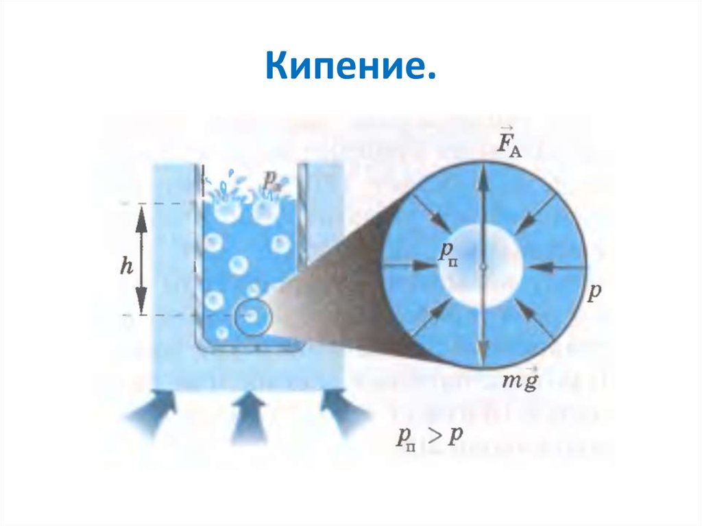 Пленочное кипение. Кипение схема. Кипение схематический рисунок. Процесс кипения.