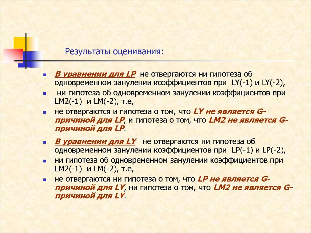 Результаты оценивания: