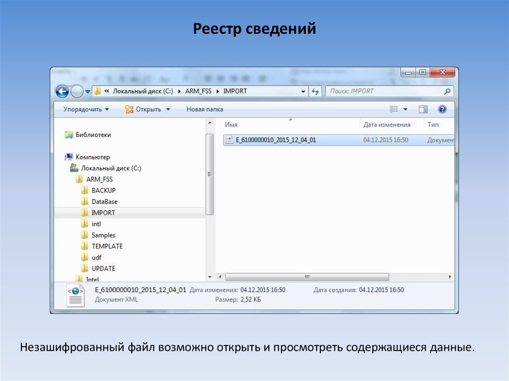 Информация реестров. ФСС ЕИИС программа. Название файла реестр ФСС. АРМ «реестр физических лиц». ЕИИС соцстрах содержит сведения.