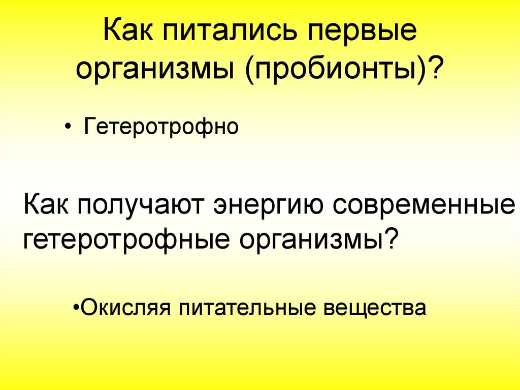 Первый организм. Как питались 1 организмы. Фотосинтеза и биологического круговорота веществ. Пробионты Тип питания. Значение круговорота веществ в развитии жизни.