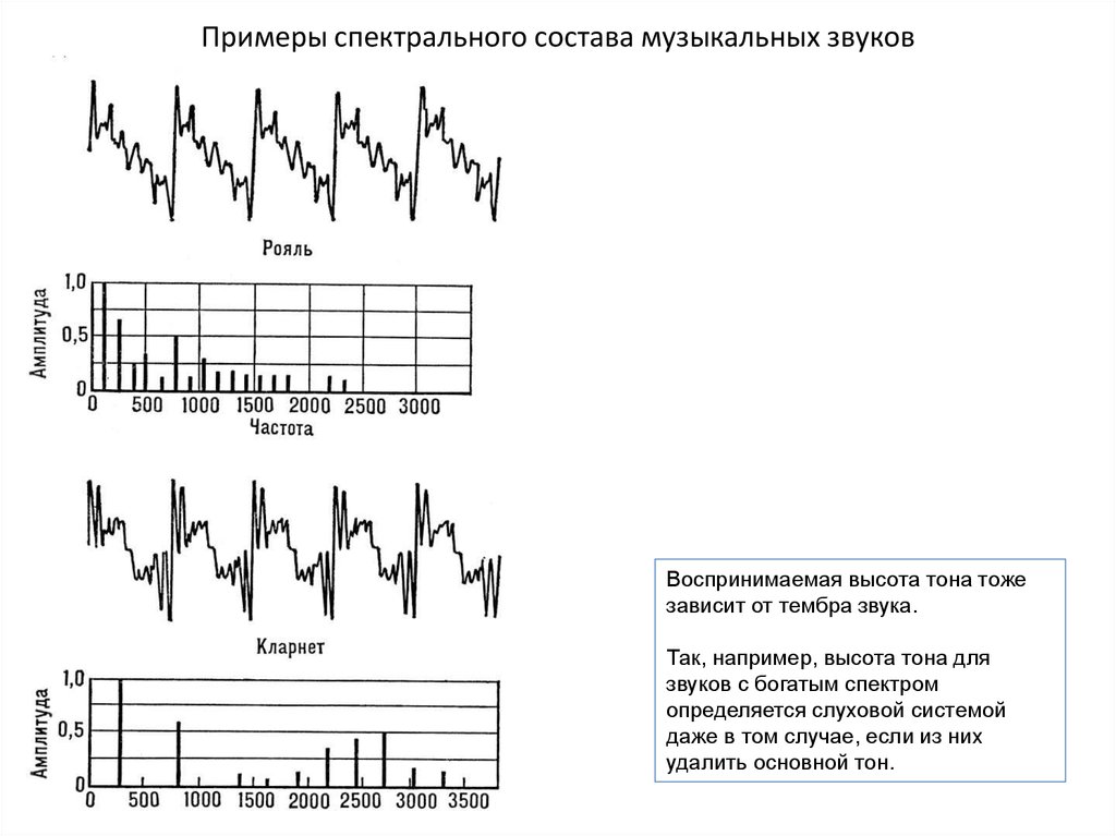 Высота тона тембр звука. Спектральный состав звуковой волны. Спектральный состав звука. Спектральный состав шума. Анализ спектра звука.