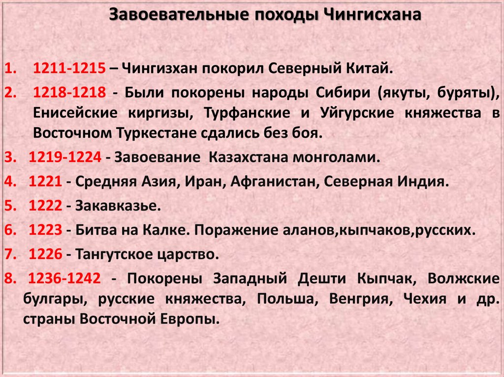 Походы чингисхана таблица история 6 класс. 1219 1221 Походы Чингисхана. Завоевательные походы Чингисхана 6 класс. Походы Чингисхана 1221 Чингисхана 1219. Походы Чингисхана в 1223 году.