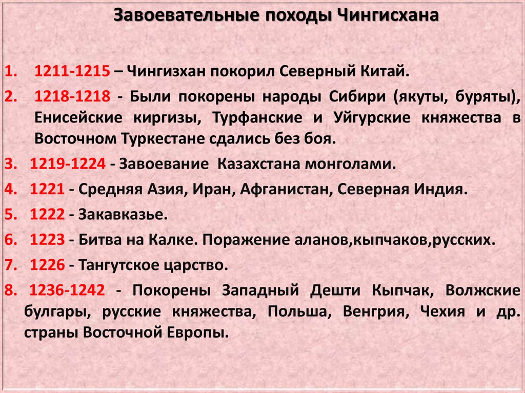 Завоевательные походы чингисхана средняя азия. 1219 1221 Походы Чингисхана. Завоевательные походы Чингисхана 6 класс. Походы Чингисхана 1221 Чингисхана 1219. Походы Чингисхана в 1223 году.