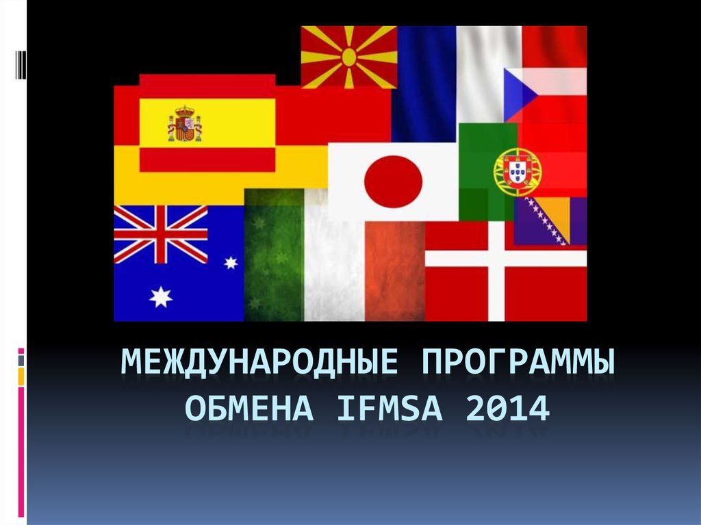 Международные программы обмена IFMSA 2014