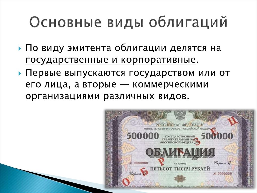 Ценные бумаги презентация финансовая грамотность