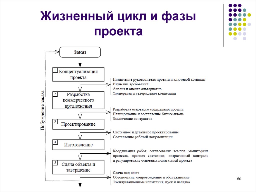 Является составными стадиями проекта