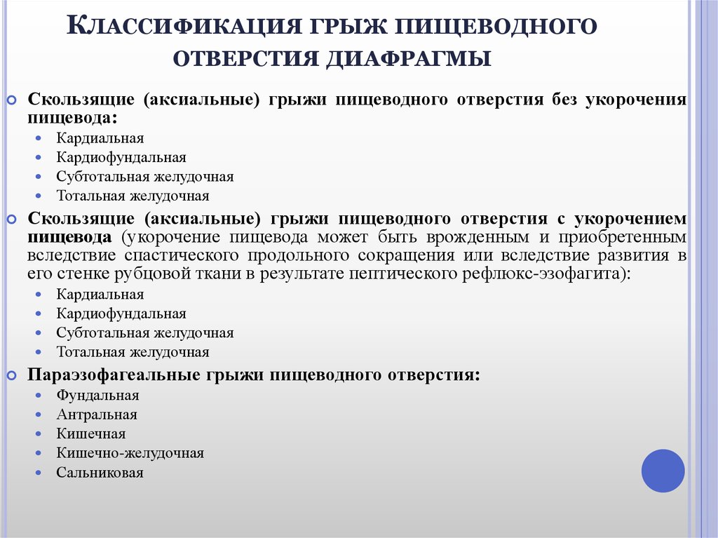 Код мкб грыжа пищеводного отверстия диафрагмы. Классификация параэзофагеальных грыж. Грыжи ГПОД классификация. Грыжи пищеводного отверстия диафрагмы классификация. Классификация грыж пищеводного отверстия.